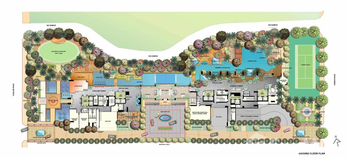Ground floor site plan